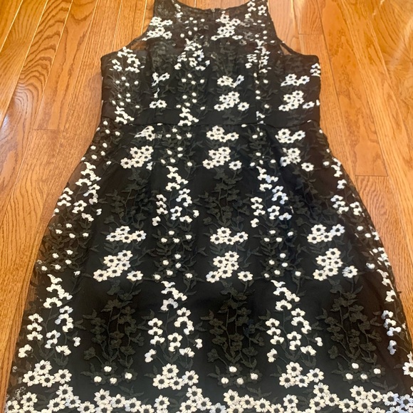 Betsey Johnson, sleeveless, black and white dress - Picture 4 of 16